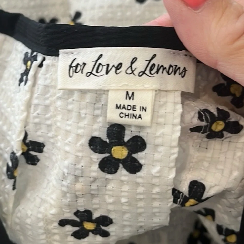 For Love & Lemons Brenda mini skirt M - Picture 4 of 5